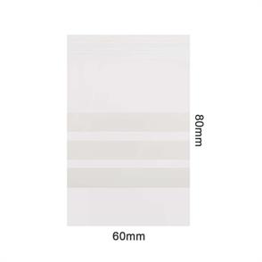 BOLSITAS ZIP 60mm x 80mm 60µ PANEL