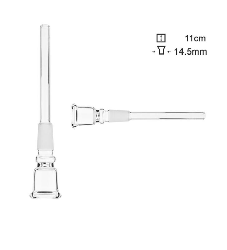 CHILLUM CRISTAL 14,5 mm-11 cm