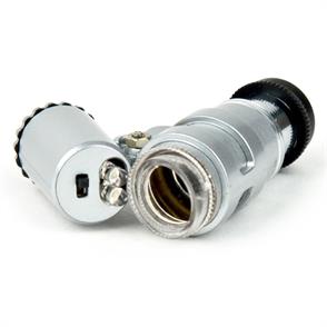 MICROSCOPIO MINI 60x CON LUZ LED