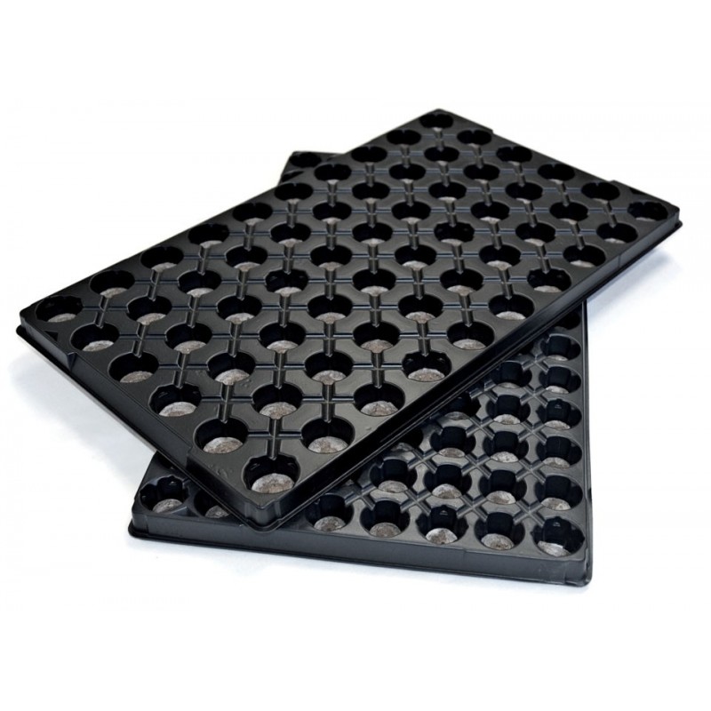 BANDEJA PLASTICO VACIA (41 mm) 60 alveolos JIFFY