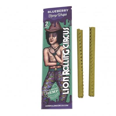 PAPEL WRAP HEMP BLUEBERRY LION ROLLING CIRCUS