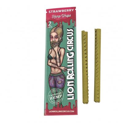 PAPEL WRAP HEMP STRAWBERRY LION ROLLING CIRCUS