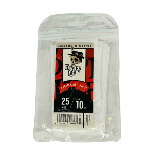 BOLSA NYLON 5x11 (10 uds) 25 MICRAS Poppins Lab