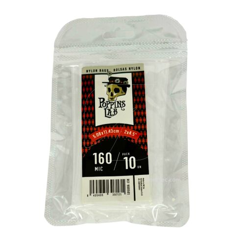 BOLSA NYLON 5x11 (10 uds) 160 MICRAS Poppins Lab