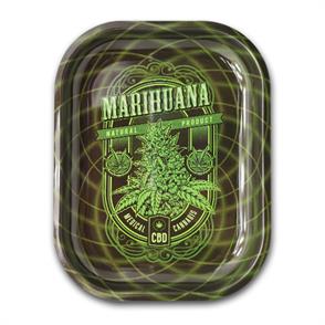 BANDEJA LIAR 18x14 cm MARIHUANA CBD