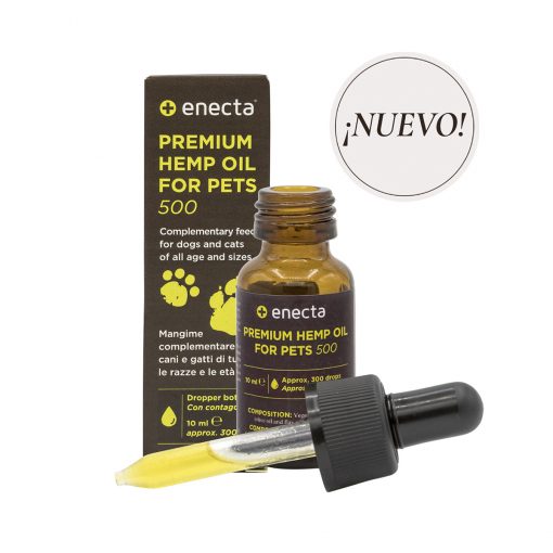 ACEITE CBD PARA MASCOTAS ENECTA PREMIUM 500 (10 ml)