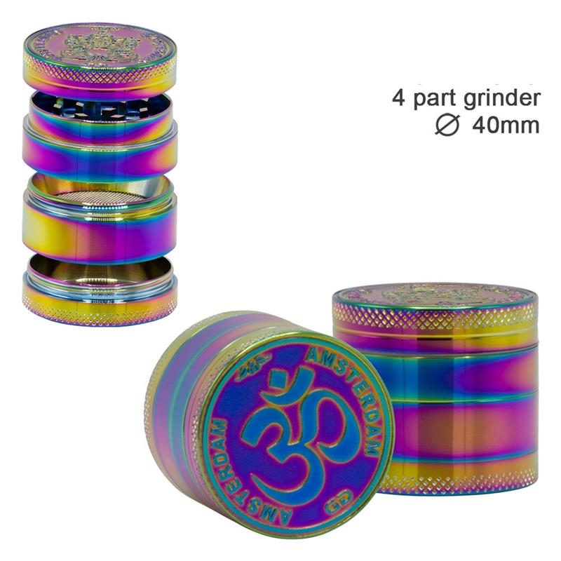 GRINDER RAINBOW 40mm 4 part