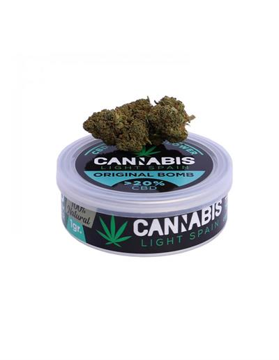 ORIGINAL BOOMB 15 gr CBD flor interior