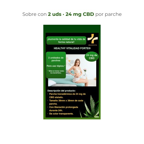 SOBRE 2 PARCHES CBD 24mg