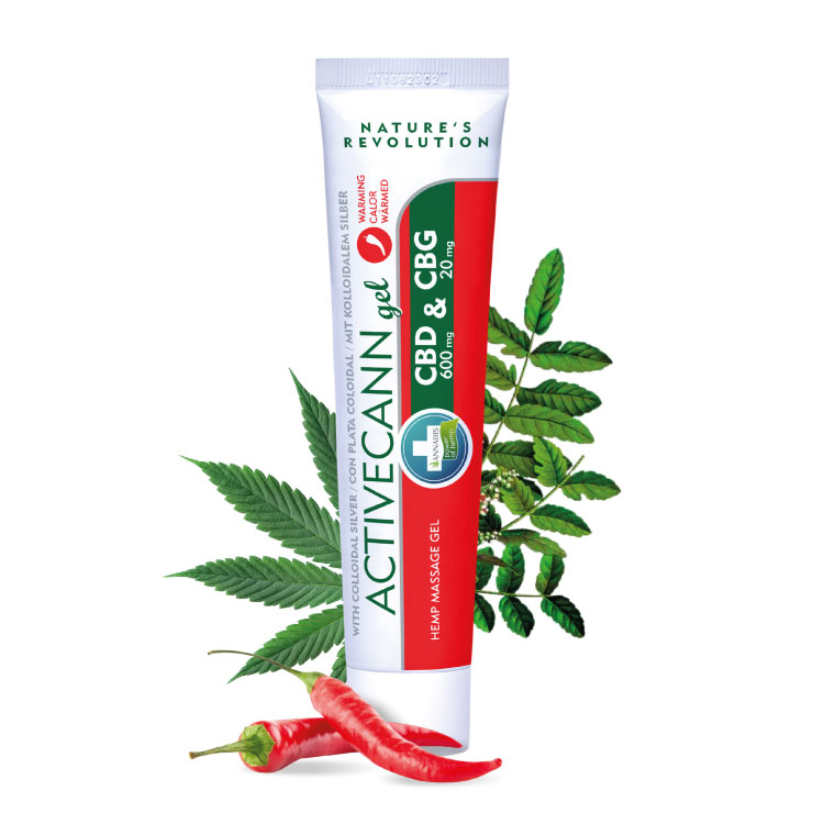 ACTIVECANN GEL CBD  CBG CALOR