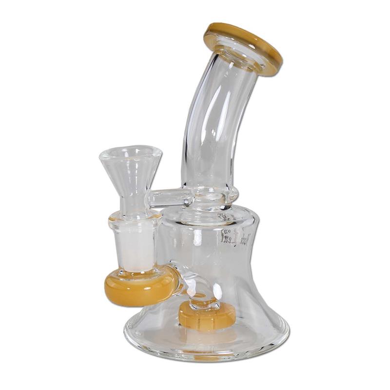 BONG CRISTAL CON PERCOLADOR COLOR 14 cm